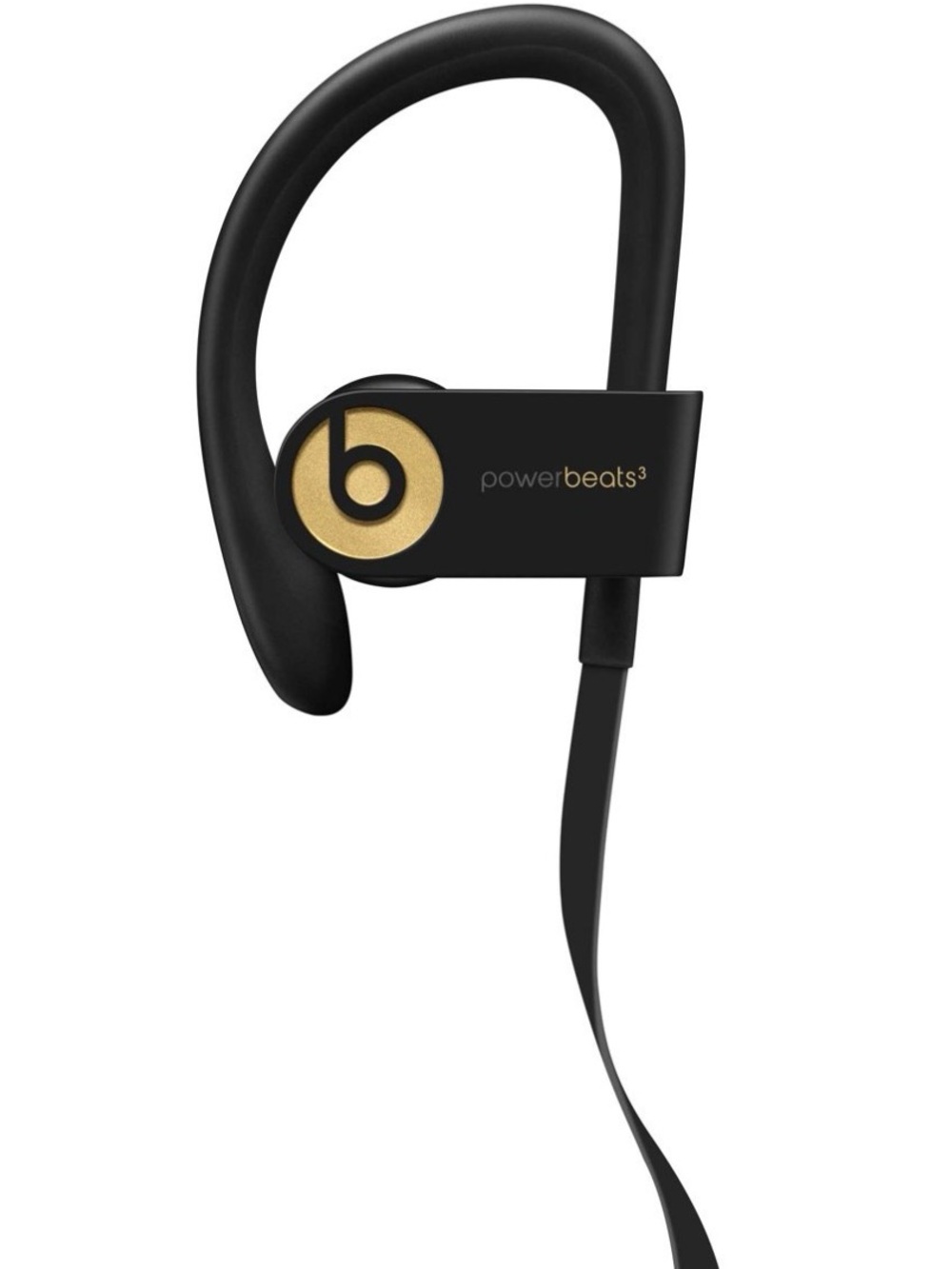Beats by Dre Powerbeats3 Wired Earphones - Black and Gold